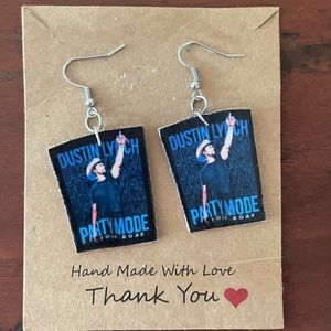 Dustin Lynch Party Mode Tour 2022 earrings handmade